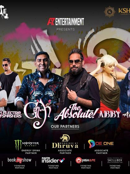 The poster for a massive Holi celebration where I performed alongside Bangalore's top DJs. I love being part of multi-artist festival-style events that bring incredible energy to the city.