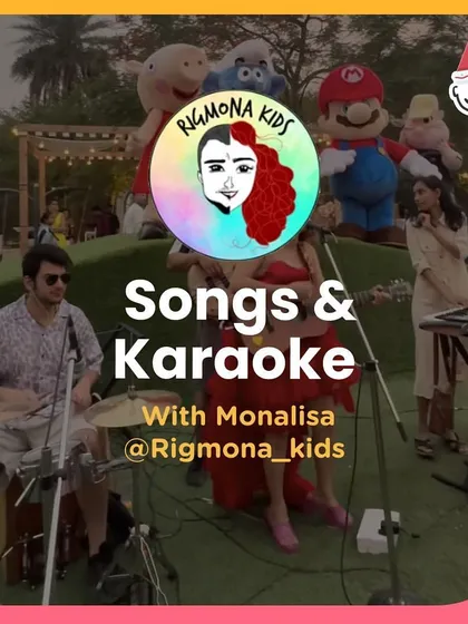 Songs & Karaoke with Monalisa at the taaburTOD festival. A chance for little rockstars to grab the mic and sing their hearts out.