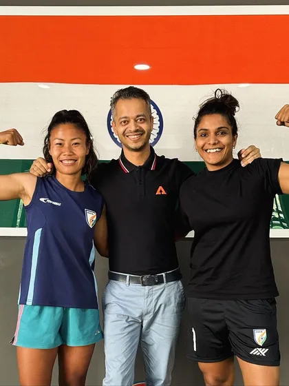 It's always fun working with these two legends, who have been the strongest pillars of the Indian Women’s Football team for over a decade. Their dedication and commitment to the sport are second to none.