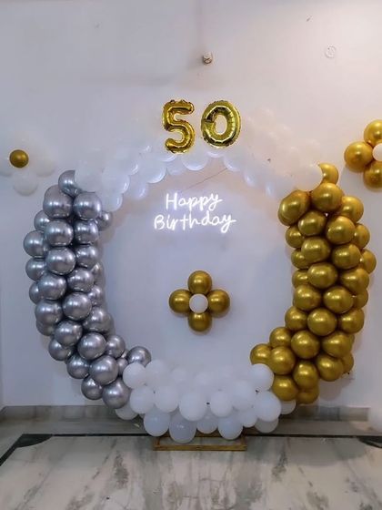 Special Entry - Private Party & Milestone Decoration Elegant Birthday & Anniversary Setups photo 72