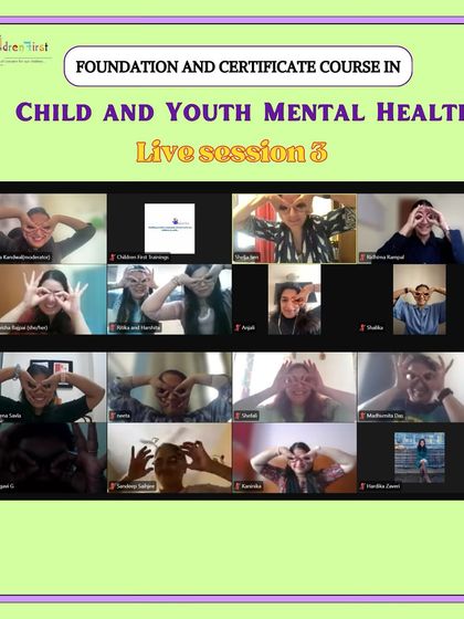 A fun moment from our CYMH 2024 live session. This screenshot captures the interactive and lighthearted nature of our online community, where learning is both deep and joyful.