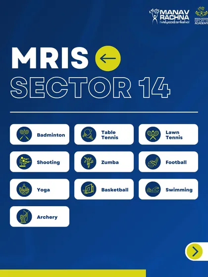 A look at the sports offered at our MRIS Sector 14 campus for the summer camp, including badminton, swimming, archery, and more.