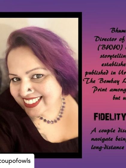 So happy my story 'Fidelity' found a home in the queer-friendly international magazine 'A Coup of Owls'. It's an honor to be featured in their 'Other Worlds' anthology.