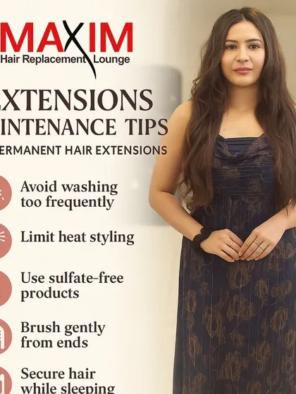 Your beautiful new hair deserves the best care. I provide all my clients with these essential maintenance tips to ensure their permanent extensions stay flawless and last for over a year.