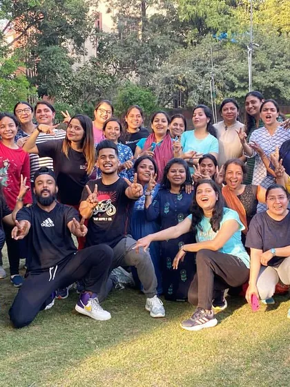 A fantastic outdoor Zumba session for the team at SBI. I create fun, inclusive corporate wellness events that help employees de-stress, laugh, and bond together outside the office.