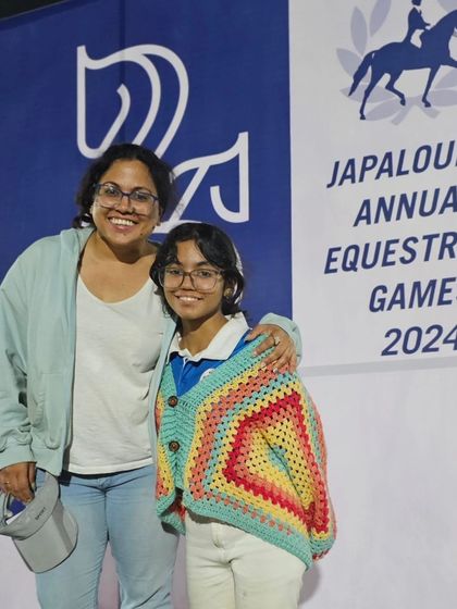 A mother and daughter share a happy moment at the Japalouppe Annual Equestrian Games. We are proud to be a place that creates lasting memories for families.