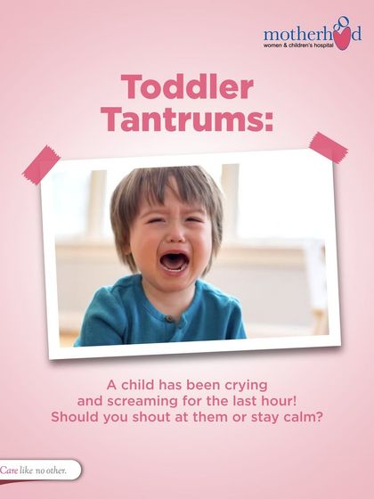 A child screaming for an hour can test any parent's patience. This is a classic toddler tantrum. The big question is, should you shout back or stay calm? Your reaction is key.