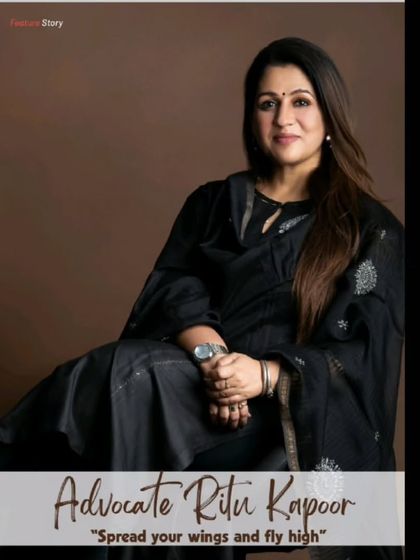 The cover image for my feature story in 'Womanpreneur' magazine: "Spread your wings and fly high." This is the message I want to send to every woman.