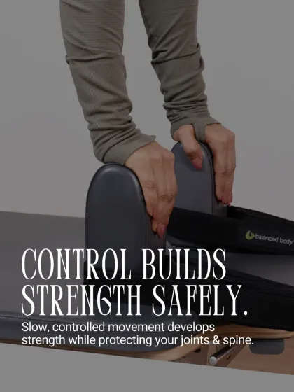 Control builds strength safely. Slow, controlled movements, a hallmark of Pilates, develop strength while protecting your joints and spine from injury.