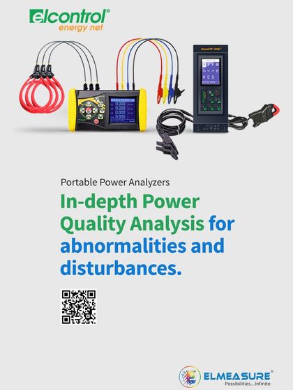 This image showcases our range of Elcontrol portable power analyzers, including the NanoVIP series. They are designed for in-depth power quality analysis to identify abnormalities and disturbances in any electrical network.
