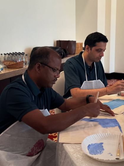 Paint Bar - Corporate Events & Team Building Classic Office Sip & Paint photo 60