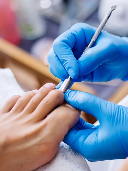 Healthy feet are beautiful feet. Our technician uses professional tools to carefully clean and shape the toenails, ensuring a clean and polished look.