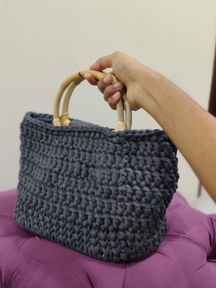 Busy Needles by Utpala Viswanath - Custom Crochet Fashion & Accessories Handmade Handbags & Totes photo 7