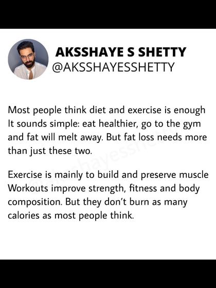 You can't out-exercise a bad diet. Exercise is for building muscle, but fat loss is driven by your daily movement (NEAT) and being in a calorie deficit. I explain why focusing on your step count is so powerful.