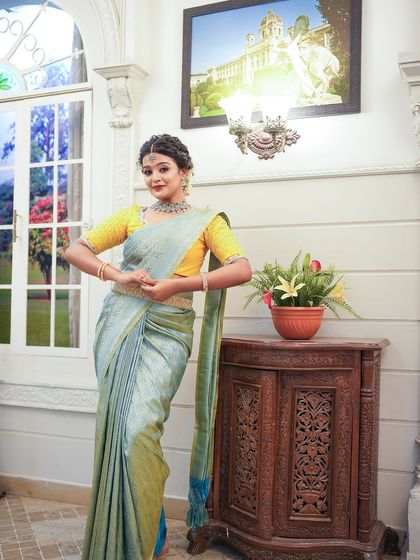 Designer Trends - Ethnic & Occasion Wear Rental Elegant Kanchi & Silk Sarees photo 49