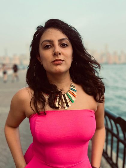 A portrait shot by the water in New Jersey. Courage is walking through the unknown, a motto I live by in my life and business.