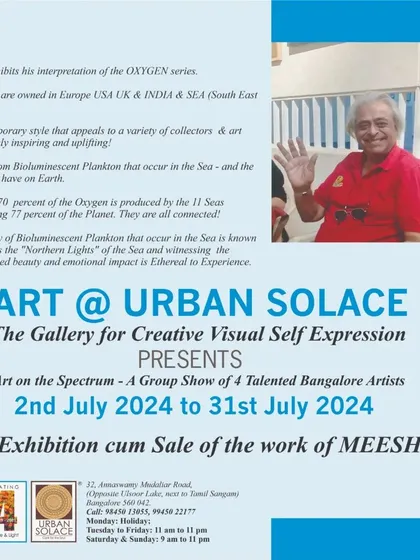 More information about the artist Meesh and his 'OXYGEN' series, which was part of our group exhibition.