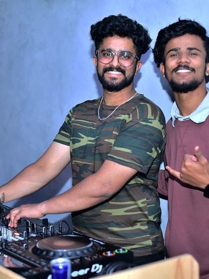 Posing with a friend at Zodak. It's great to have support from my people.