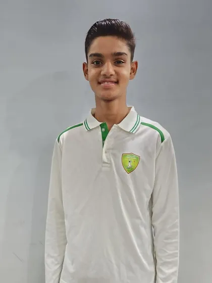 Lakshit Sethi, one of our key bowlers, whose excellent spell of 3 wickets for just 16 runs was crucial in Delhi Blues CC's victory over Roop Nagar CC.