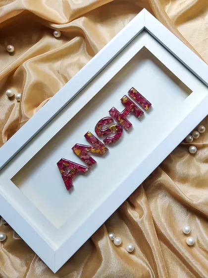 This gallery shows a variety of my personalized photo frames and date keepsakes. From romantic floral designs to minimalist date frames, each piece is handcrafted to preserve your most precious memories.