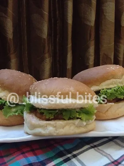 Three Zinger Burgers ready for an order. This shows how I prepare my burgers for takeaway, ensuring they are fresh and delicious upon arrival.