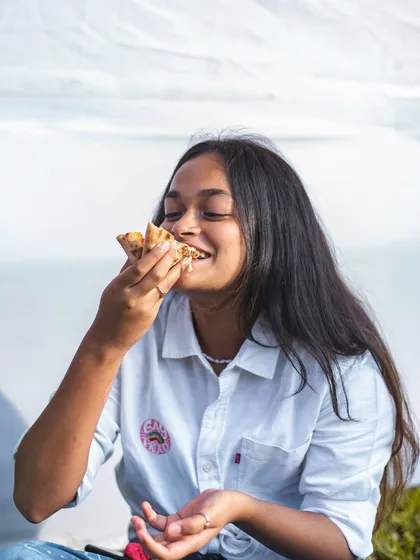 That first bite feeling. We love seeing our community enjoy the food we pour our hearts into, one delicious slice of sourdough pizza at a time.
