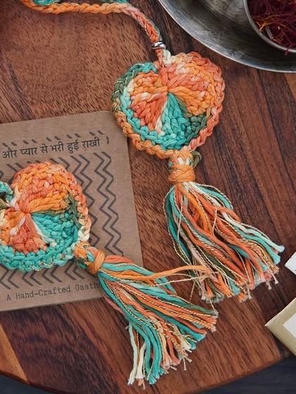 Another shot of the orange and green Lumbas, perfect for sisters or bhabhis.