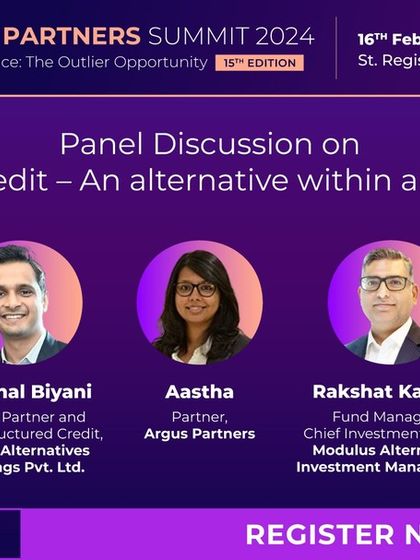 This is the announcement for my panel discussion on Private Credit at the VCCircle Limited Partners Summit 2024. The session explored venture debt for startups and other alternative financing options for companies.