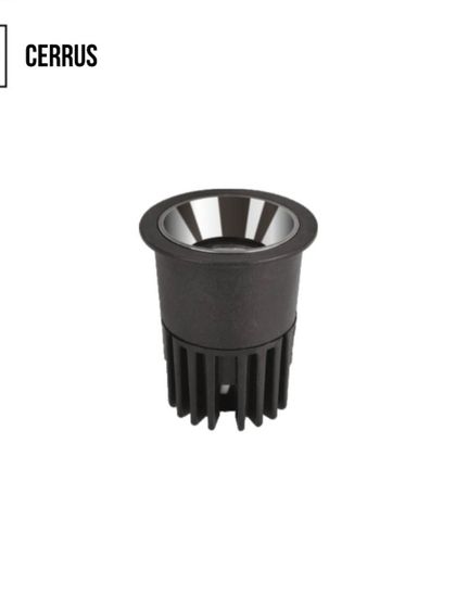The Cerrus is a fixed downlight designed to minimize aperture size while maximizing light output. It's available in a black body for a discreet, anti-glare effect.
