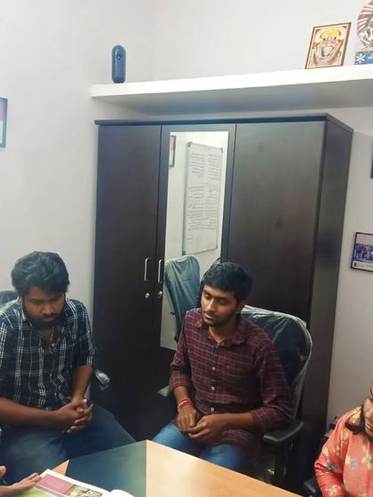 An interactive session with industry partners. Understanding the technical specifications of materials helps us make informed design decisions.