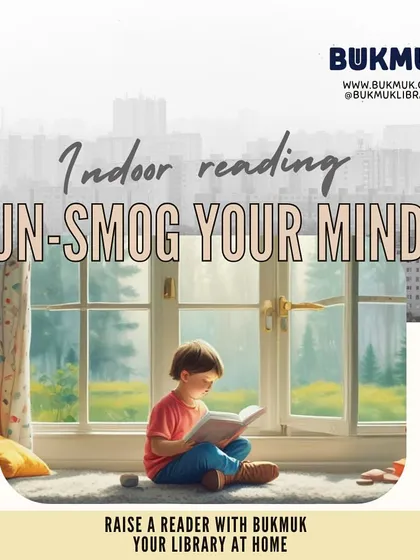 When the smog keeps you indoors, it's the perfect time to un-smog your mind with a good book. Our library at home service ensures you always have a fresh adventure waiting.