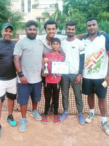 ILTAian Ansh, runner-up in the Under-12 tournament. I am proud of his dedication, especially as he balances his training with his studies at a government school.