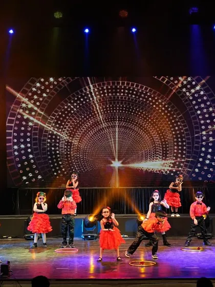 Our little stars steal the show every time! This is a shot from our kids' Bollywood performance at the Zest showcase, where they brought all the desi swag and energy to the big stage.