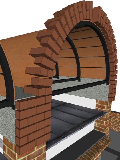 The Brick Vault House: Adaptive Reuse & Monumental Forms photo 19