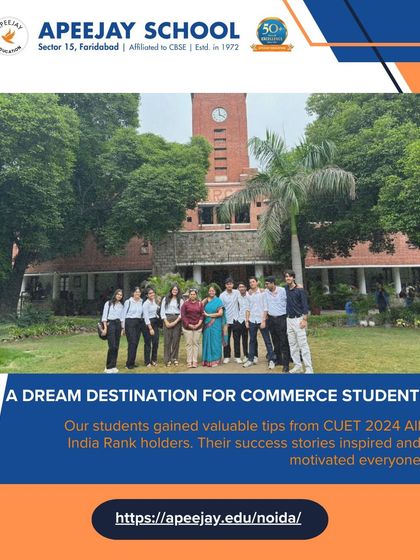 During their visit to SRCC, our students gained valuable tips from CUET 2024 All India Rank holders. These success stories motivated our students and fueled their determination to aim high.