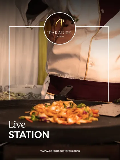 The sizzle of fresh vegetables on a hot tawa. Our live stations are a treat for all the senses, offering food that is not only delicious but also entertaining to watch.