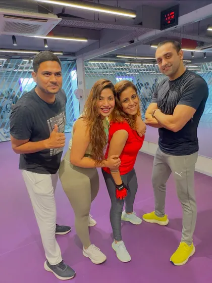 A proud moment with my fitness group. Seeing their progress and smiles is the best reward for me as a coach.