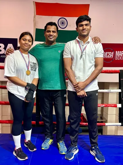 Another proud moment with our Mumbai University tournament winners, Vaishnavi and Malhar.
