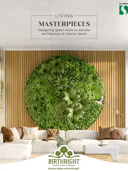 We believe architecture and nature should be one. This circular green wall is a living masterpiece, designed to be the focal point of an interior space. It not only elevates the decor but also improves air quality and brings a sense of calm.