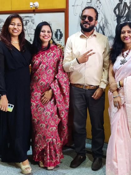 A group photo with fellow panelists and organizers. I am grateful for the opportunity to connect with and learn from my peers.