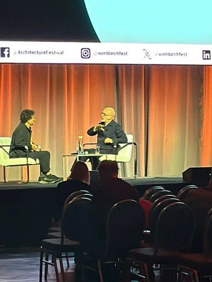 A keynote session on the main stage at WAF Miami. I provide access to these high-level discussions, ensuring our community is up to date with the latest trends and ideas shaping global architecture.