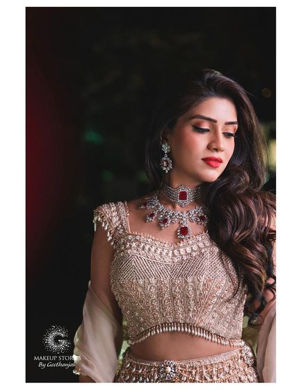 Geethanjali Venkatesh - Special Occasion Makeup Regal Reception & Sangeet Glam photo 79