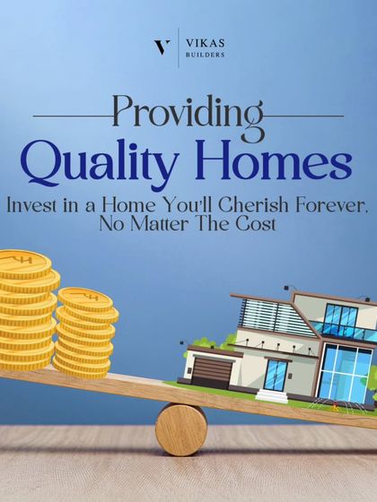 We have been providing quality homes since 1986. This graphic illustrates that investing in a quality home from us is a decision you will cherish forever, as its value outweighs the cost.