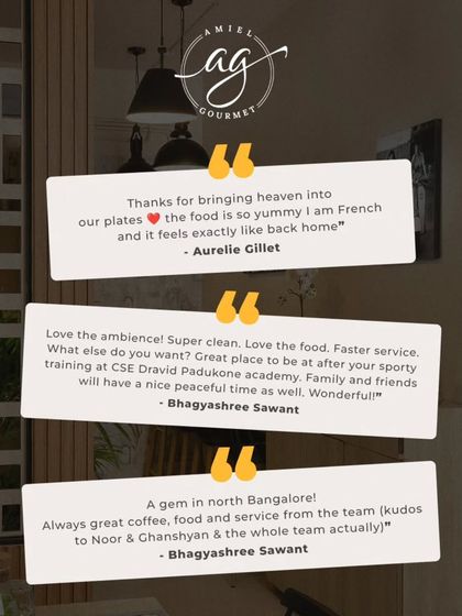 Your words are my motivation. I am so happy to read reviews that say my food feels "exactly like back home" for my French guests, and that others love the clean ambiance and great service.