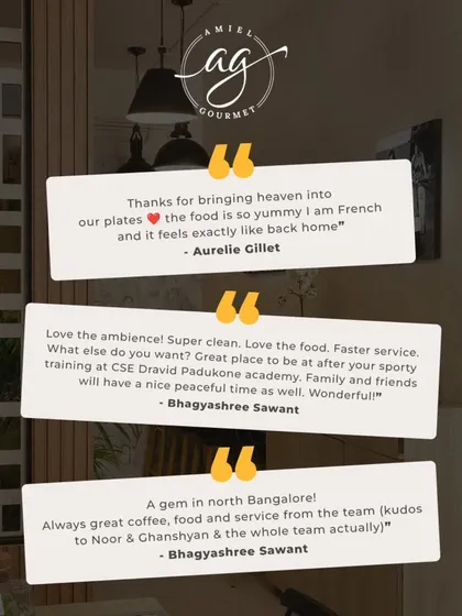 Your words, our motivation. I love this feedback, especially from Aurelie, who is French and says my food feels exactly like back home. That is the highest compliment.