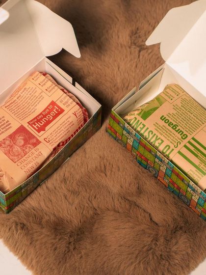 Catering to every preference, satisfying every craving. This image shows two of our sandwich boxes, ready to be delivered to our happy customers.