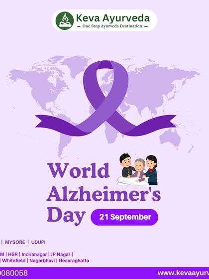 On World Alzheimer's Day, we highlight how Ayurvedic practices and herbs like Brahmi can support brain health, enhance memory, and help slow cognitive decline.