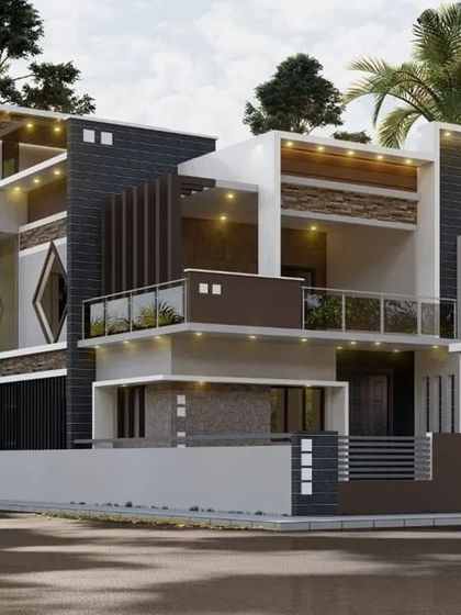 An identical view of the Shimoga project, showcasing its grand scale and modern architectural language.