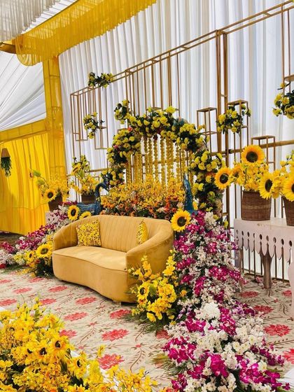 Nirvana Event and Decor - Wedding Planning & Thematic Decoration Vibrant Haldi & Mehendi Ceremonies photo 25