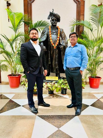 Reunited with my old flatmate Sachin in the Supreme Court after almost 9 years. Today, after a successful court order, he will be joining as an Assistant Commissioner at BMC. Time flies, but some connections remain strong.